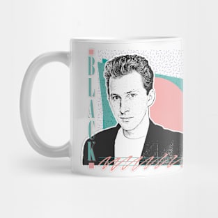 Black  /// Retro 80s Design Mug